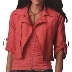 CAbi Coral Cropped Jacket